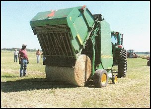 Custom Hay Bales - Caney Creek Ranch - Oakwood, Texas